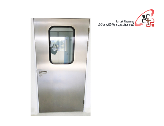 Single door door of clean room for bio-level laboratory 3 
